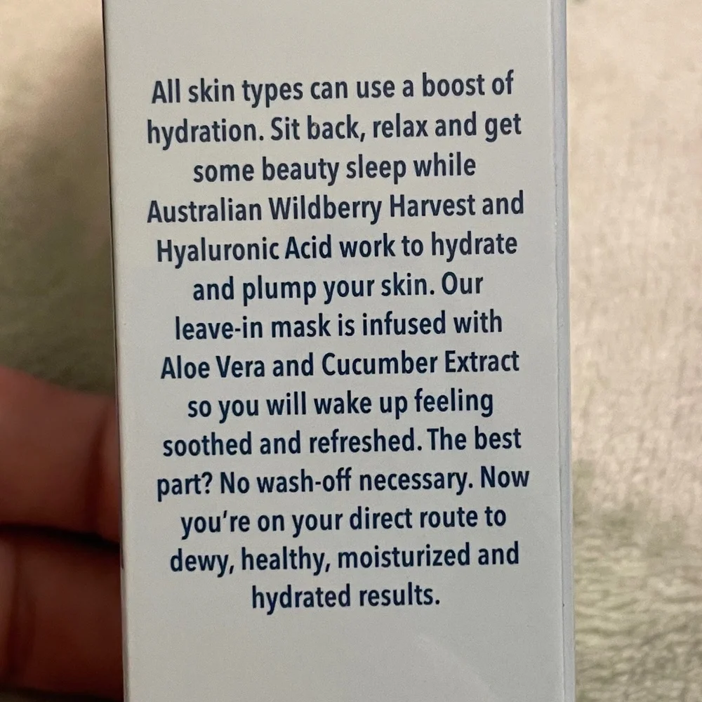 💧Flight Mode Skincare High Altitude Hydration Mask 💧